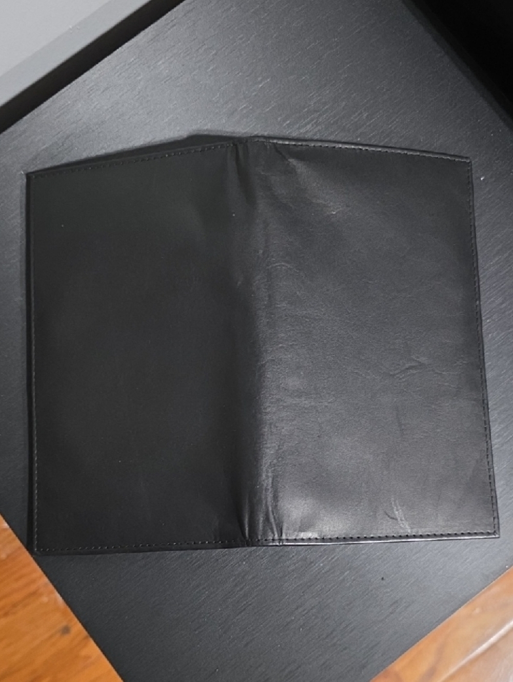 Black Leather Wallet & ID Holder - Picture 3 of 3